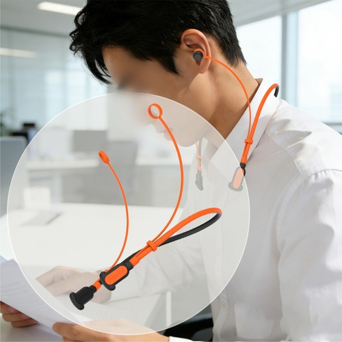 Adjustable neck strap for - neck,